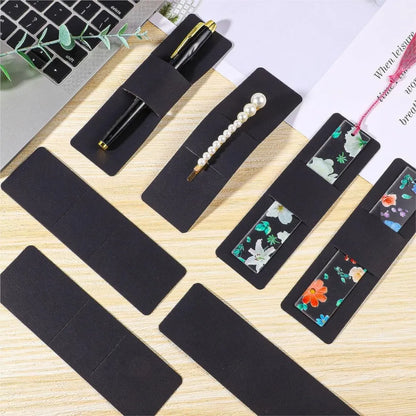 10/30/50 PCS Resin Bookmark Holder Kraft Sleeves — DIY Bookmark Display Cards & Small Business Packaging Supplies