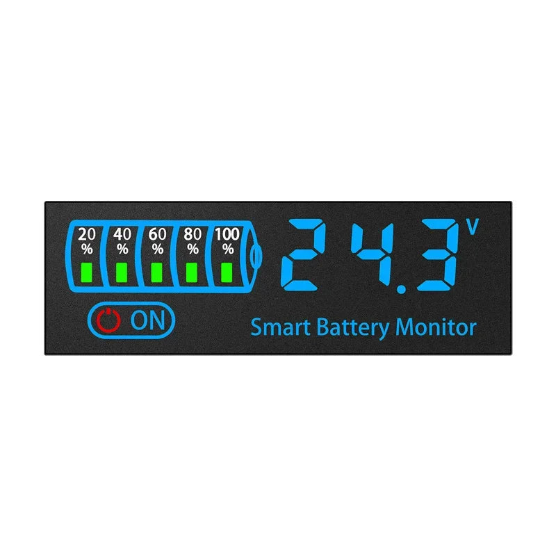 DC7-55V Battery Level Indicator – 3S-14S 12V, 24V, 36V, 48V Lithium 18650 Lipo Capacity & Voltage Tester