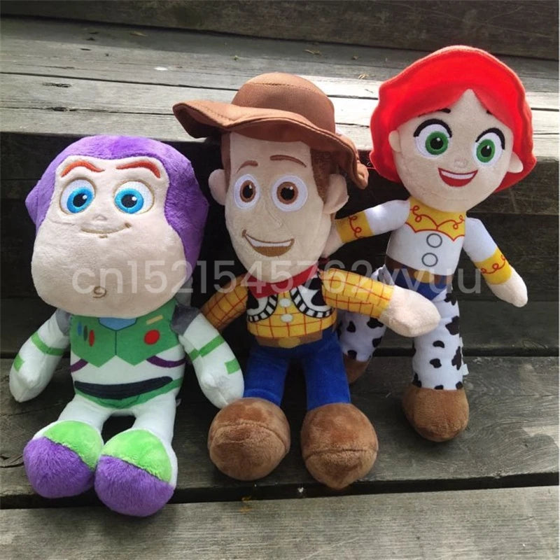 Woody Buzz Lightyear Plush Toy - 23cm Cute Cartoon Stuffed Doll Pendant for Kids Gift & Home Decor