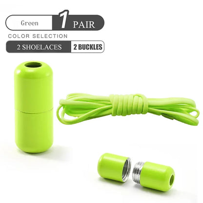 Elastic No-Tie Shoelaces - Quick Slip-On Stretch Shoe Laces for Kids & Adults