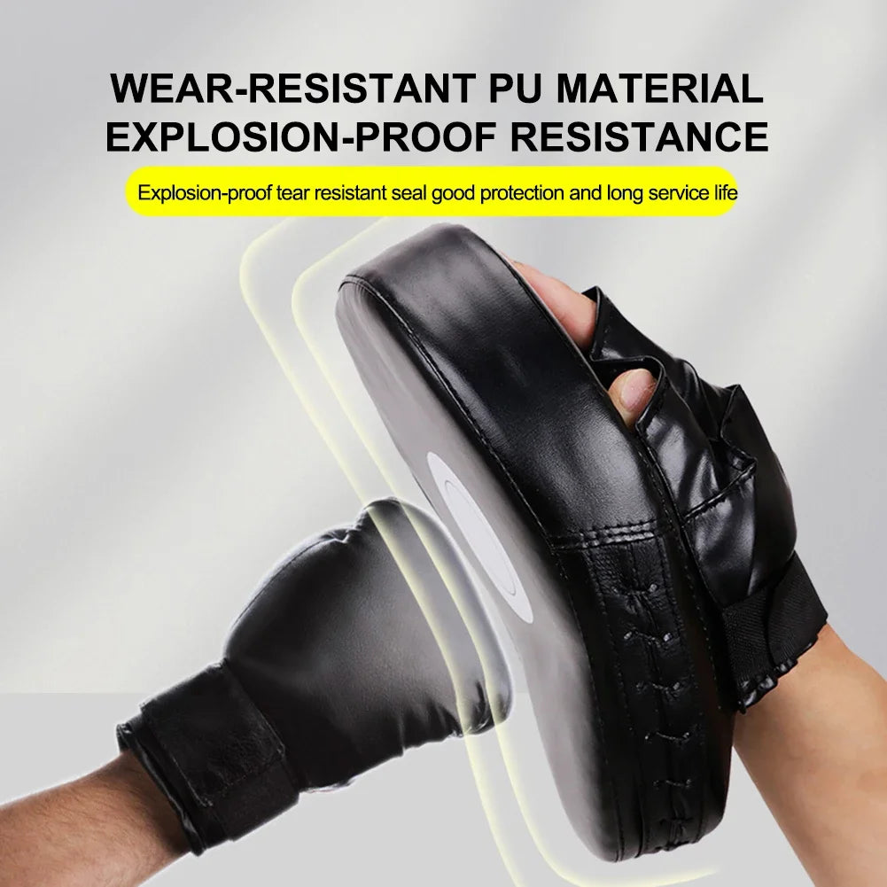 Kickboxing Gloves Pad - PU Leather Punch Target Bag for MMA, Karate, Muay Thai, Sanda & Free Fight Training for Adults & Kids