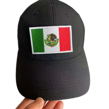 Mexico Flag Eagle Skull Patch - Embroidered Fabric & PVC Tactical Applique Badge for Bags and Gear