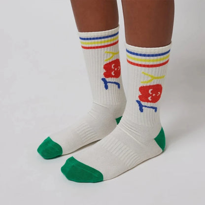 Baby & Toddler Knee High Cartoon Socks – Soft Non-Slip Floor Tube Socks for Newborns to 1–9 Years