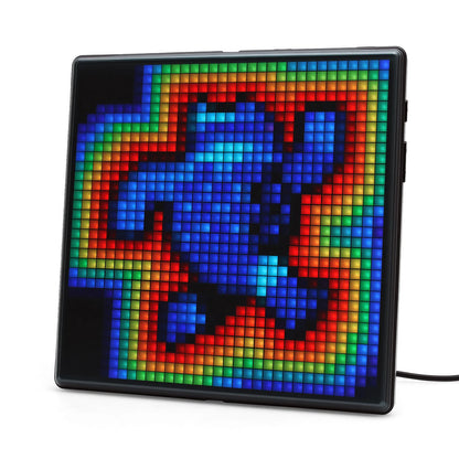 RGB LED Pixel Display Panel Lamp – 16x16 / 32x32 / 64x64 Programmable App Control Creative Art Screen Night Light for Anime & Gaming Room Decor