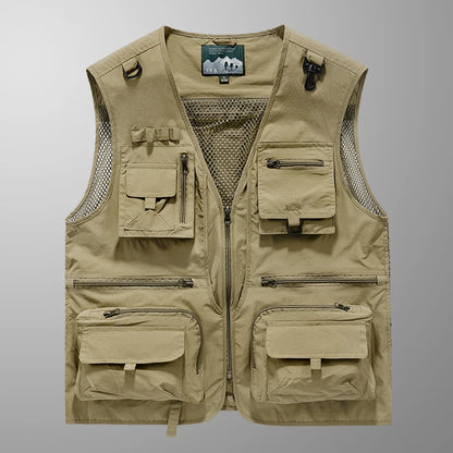 2024 Men’s Versatile Vest — Fashionable Spring, Summer & Autumn Trendy Jeep Style Casual Wear