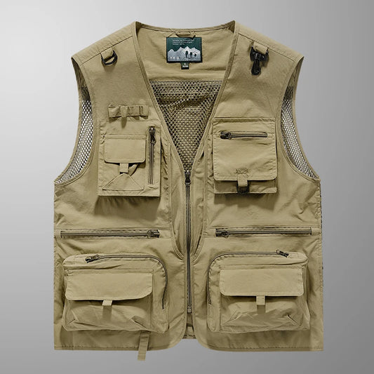2024 Men’s Versatile Vest — Fashionable Spring, Summer & Autumn Trendy Jeep Style Casual Wear