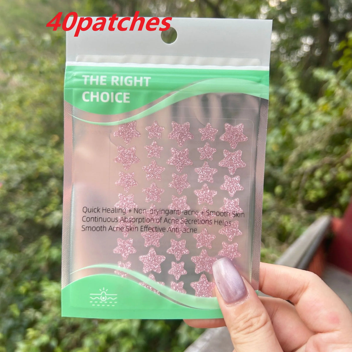 Star Hydrocolloid Acne Patches - Invisible Pimple Spot Stickers for Blemish Coverage and Daily Skincare