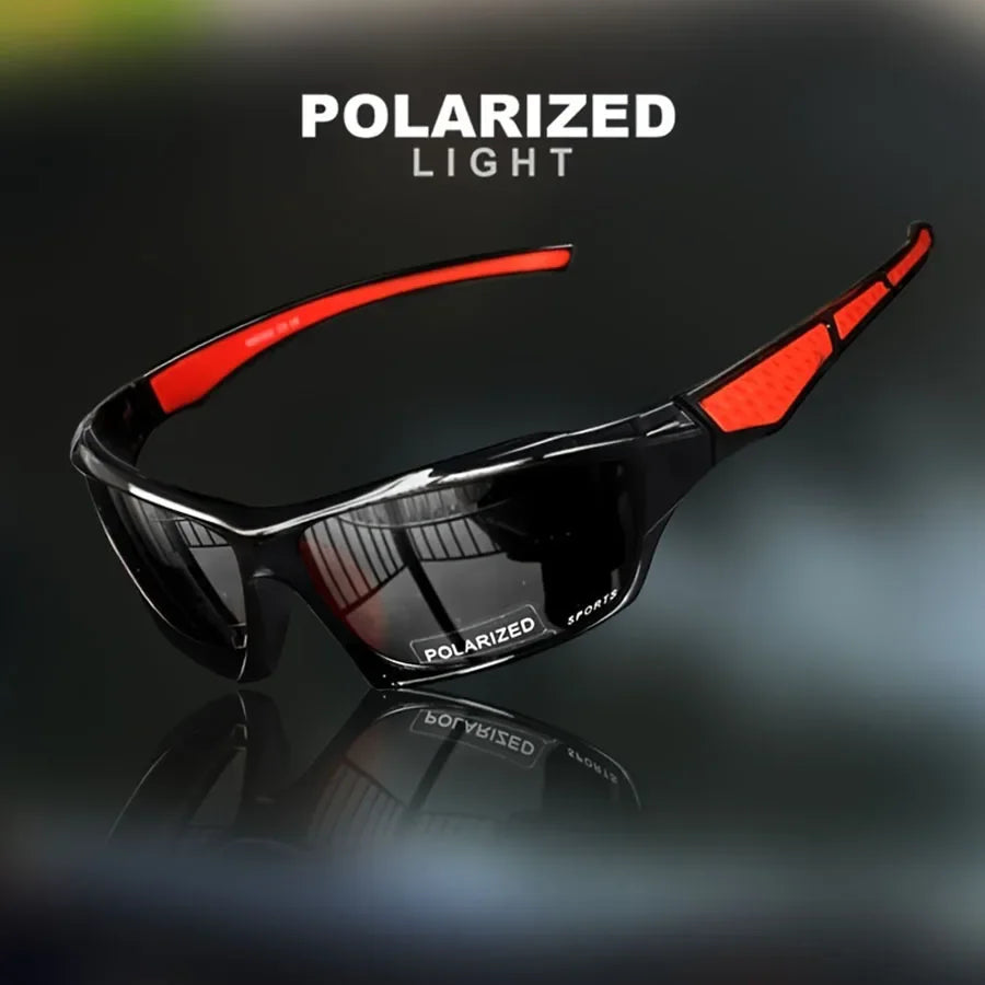 Fashion Polarized Sports Sunglasses — Round Metal Frame UV400 Eyewear for Men & Women, UV Protection