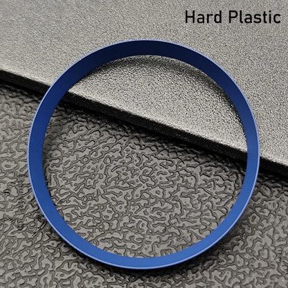 Silver Mod Copper Chapter Ring for NH35 Watch Case - Polished Inner Ring Replacement, 30.3 × 27.3mm Watch Accessory