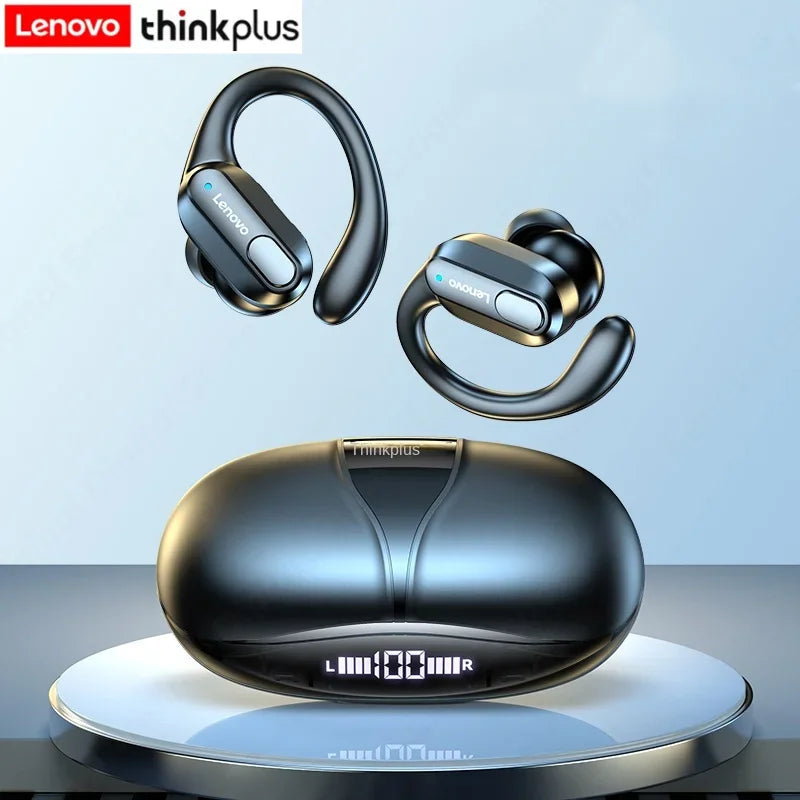 Lenovo XT80 Sports Wireless Earphones — TWS Bluetooth 5.3, HiFi Stereo, LED Power Display, Built-in Mic Headphones