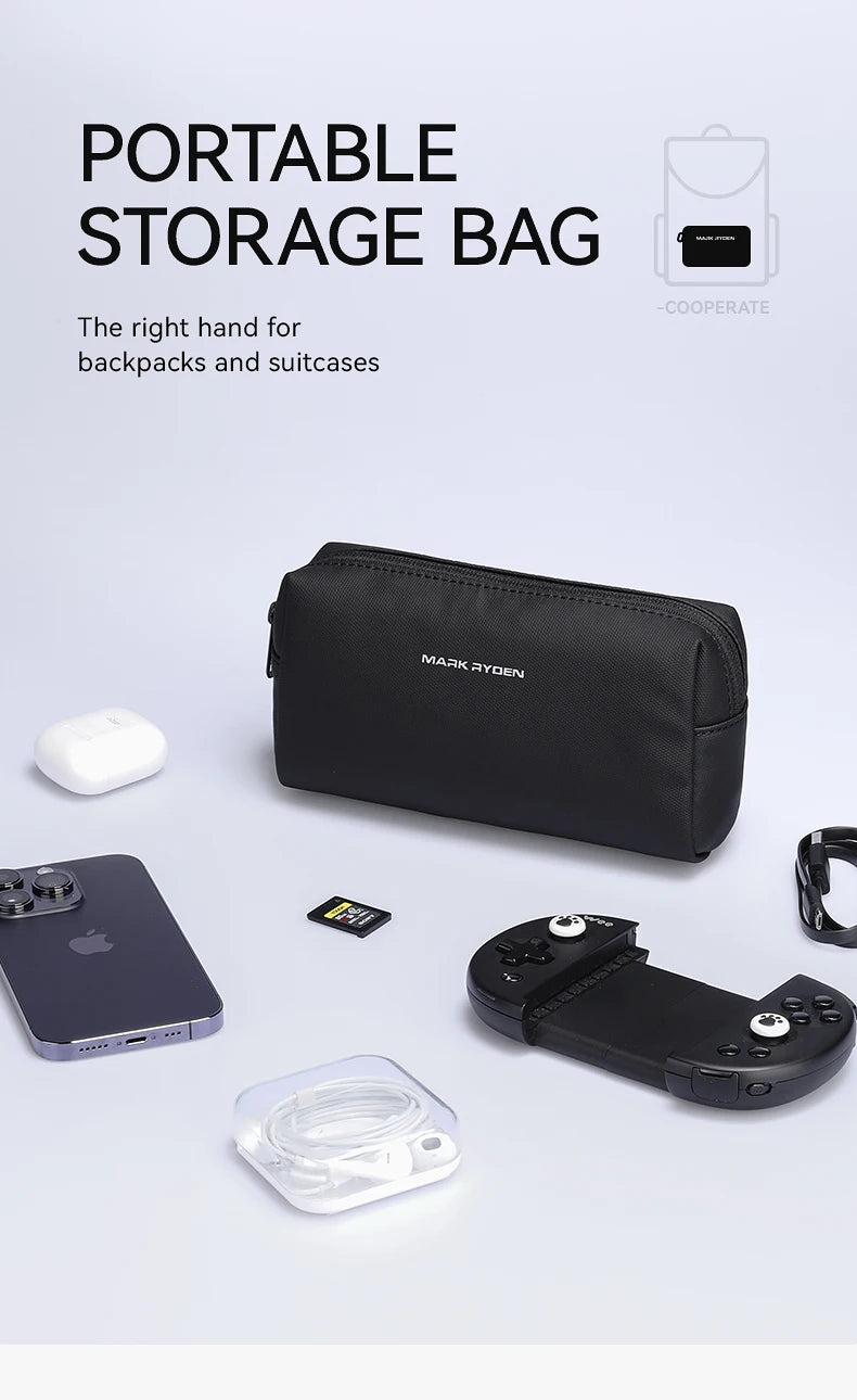 MarkRyden Portable Large Capacity Travel Toiletries Bag – Durable & Spacious Organizer
