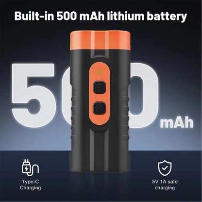 Ultrasonic Dog Repeller - Dual Head USB Rechargeable Anti-Bark Training Device with LED Flashlight