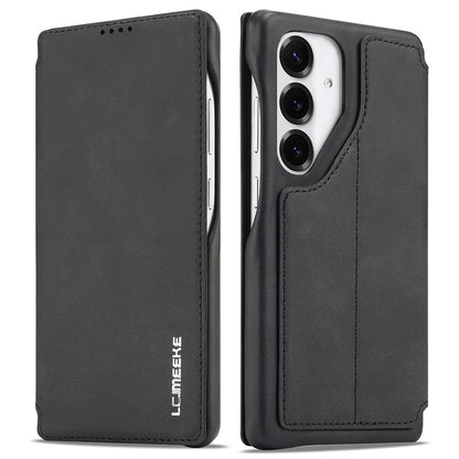 Ultra-Thin Leather Flip Case for Samsung Galaxy - Card Holder & Stand Cover for S26 Ultra, S26 Plus, S25 Ultra & S24 Ultra
