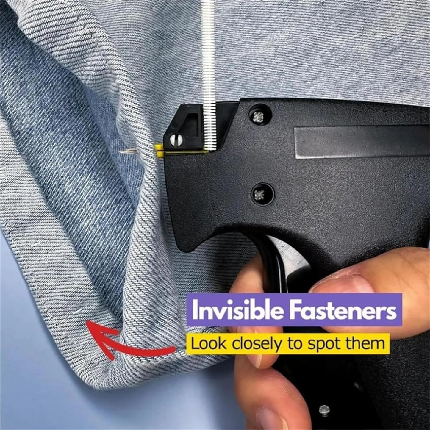 Quick Clothing & Quilt Fixer Tag Gun Set — Portable Buckle Glue Needle Tool for Garment & Blanket Fastening
