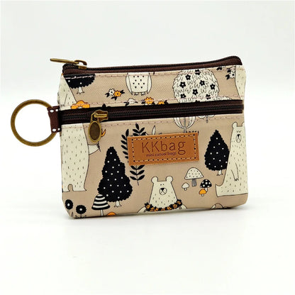 Cute Animal Zipper Wallet - Cartoon Coin Purse, Lightweight Money Bag, Key & Card Holder for Women and Students