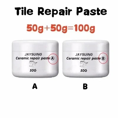 Ceramic Repair Agent – Strong Waterproof Sealant for Quick Repairs on Sinks, Bathtubs, Toilets, Vases, and Tiles