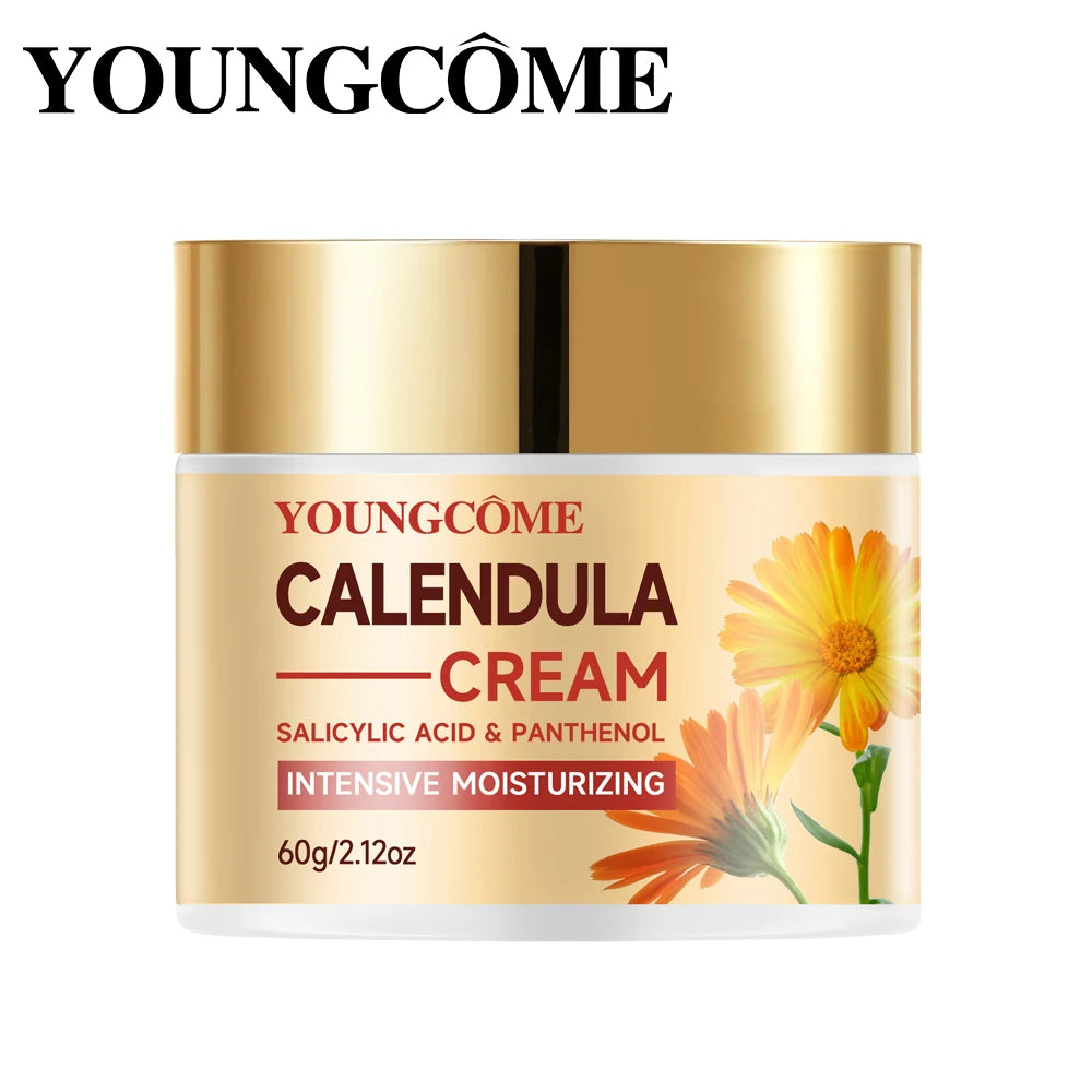 YOUNGCOME Calendula Face & Neck Cream – Anti-Aging Moisturizer, Pore Minimizing, Wrinkle Smoothing, Firming & Brightening Skincare Cream