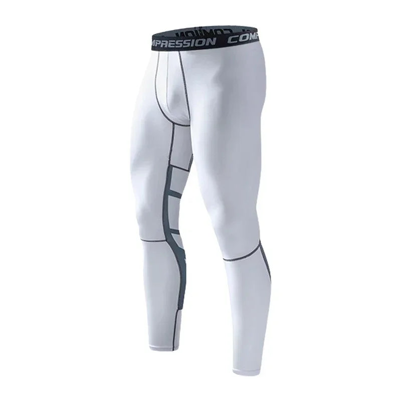 Men's Running Tracksuit Set - Compression Fitness Sportswear With Leggings, Gym Tights & Training Sweatpants