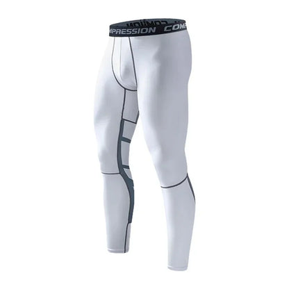 Men's Running Tracksuit Set - Compression Fitness Sportswear With Leggings, Gym Tights & Training Sweatpants