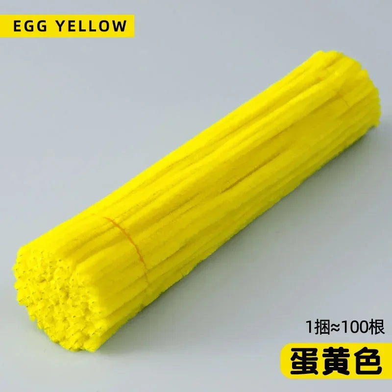100/50PCS Chenille Stems Bulk – 22 Colors Pipe Cleaners for Kids’ Crafts, DIY Art Projects & Decorations (6mm x 12in)