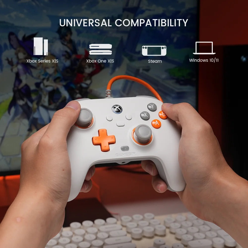 GameSir T7 Wired Xbox Controller – Gamepad for Xbox Series X/S & Xbox One with Hall Effect Joystick Trigger