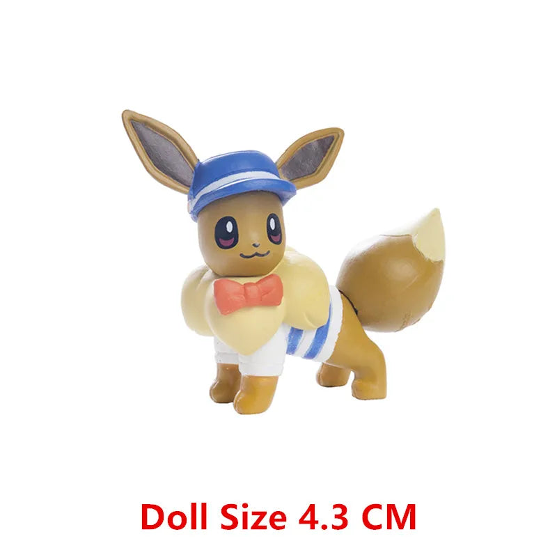 Pokemon 4-13cm Anime Figures – Pikachu, Mewtwo, Charmander, Blastoise Action Model Toy Gifts
