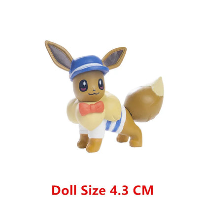 Pokemon 4-13cm Anime Figures – Pikachu, Mewtwo, Charmander, Blastoise Action Model Toy Gifts