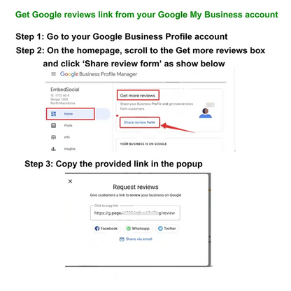 NFC215 Programmable Google Review Acrylic Stickers – 13.56MHz Waterproof NFC Station Table Stand Card