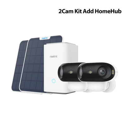 Reolink 4K Solar & Battery Powered Wireless Security Camera – 180° ColorX Night Vision, Outdoor WiFi Camera, AI Home Hub Compatible