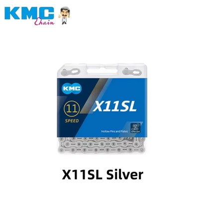 KMC X8 X9 X10 X11 X12 Bicycle Chain – 8v, 9v, 10v, 11v, 12v, 118L/126L, Road/MTB Chain with Quick-Link for SHIMANO SRAM Crankset