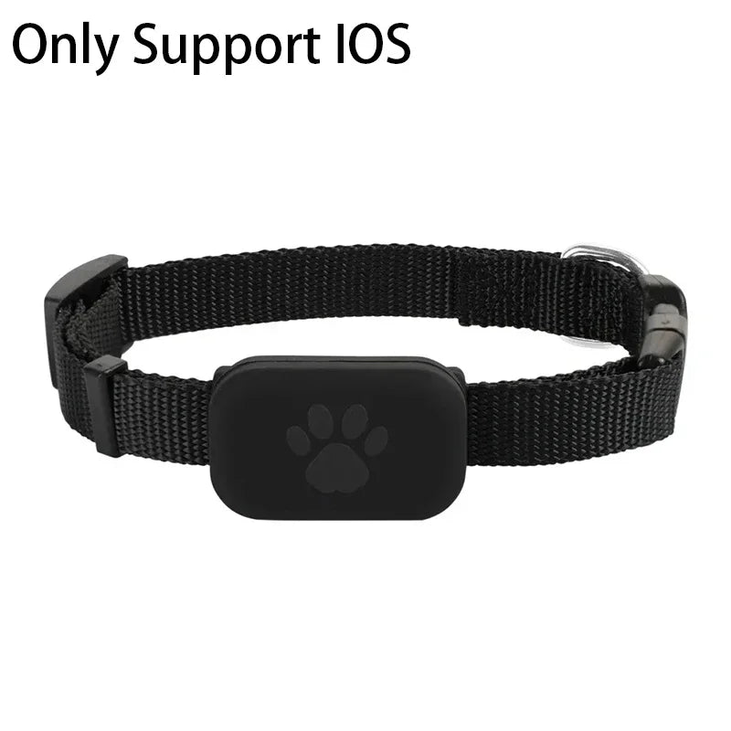 Pet Bluetooth GPS Tracker Collar – Mini Anti-Lost Smart Tracker for Dogs & Cats with Movement Alert & Global Location Monitoring