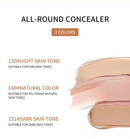 High Coverage Concealer – Anti-Dark Circle, Freckle & Long-Lasting Waterproof BB Cream Foundation for Face Makeup