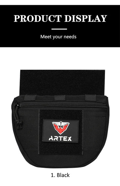 JPC/CPC Tactical Chest Pouch – Large Sub-Pouch MOLLE Expansion for Vest & Lower Belly Storage