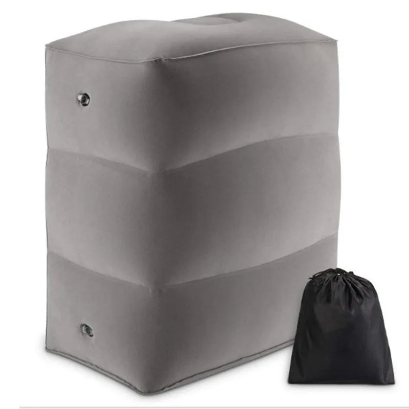 Inflatable PVC Kids Flight Footrest Pillow - Ultimate Travel Comfort for Children on Airplanes, Cars, and Buses