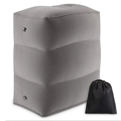 Inflatable PVC Kids Flight Footrest Pillow - Ultimate Travel Comfort for Children on Airplanes, Cars, and Buses