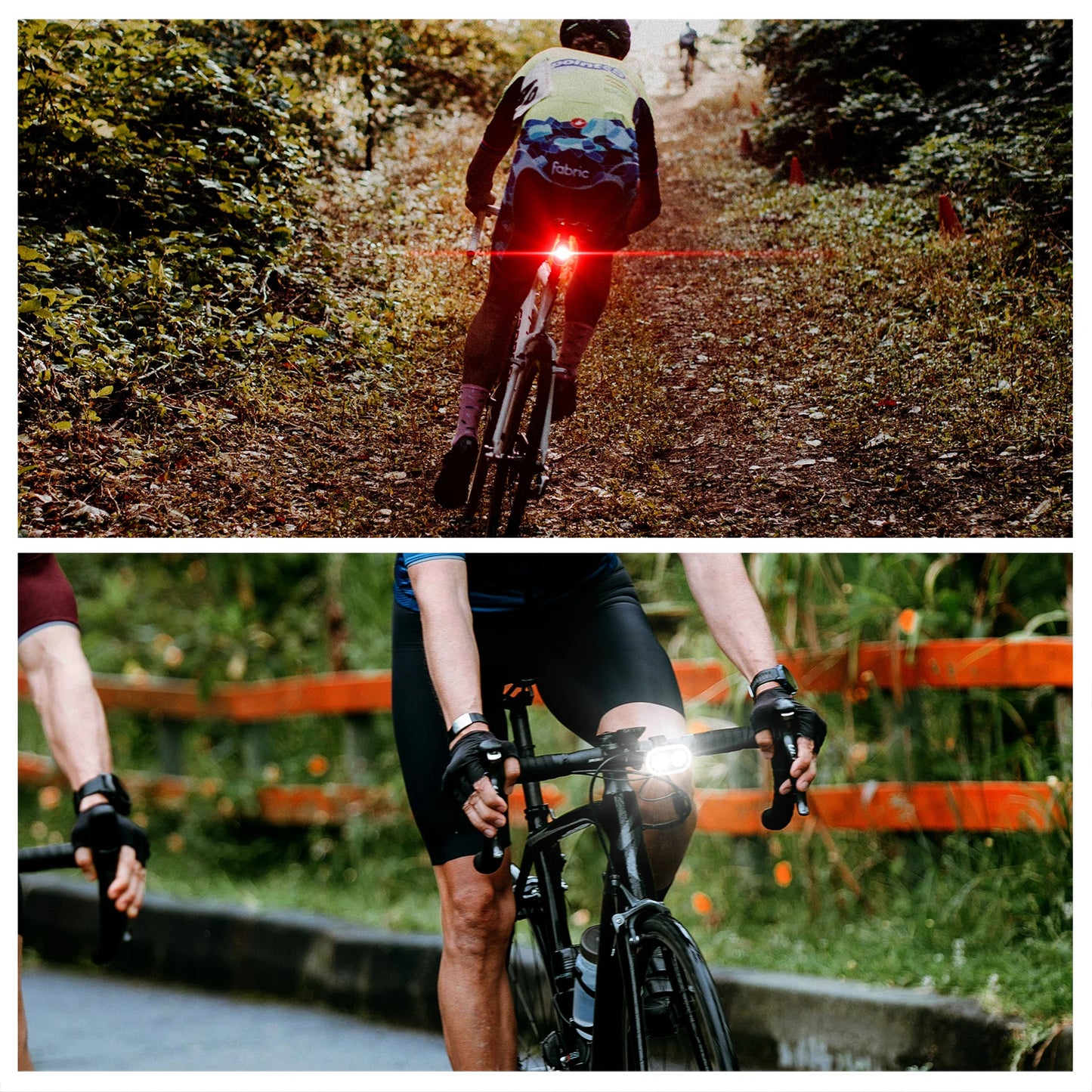 CYCLAMI CY300T Smart Bicycle Brake Sensing Light — Waterproof Front & Rear MTB Road Bike Light Accessory