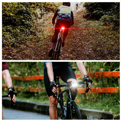 CYCLAMI CY300T Smart Bicycle Brake Sensing Light — Waterproof Front & Rear MTB Road Bike Light Accessory