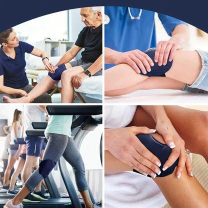 1/2pcs Gel Knee Ice Pack — Dual Temperature Hot & Cold Therapy with Reusable Nylon Strap