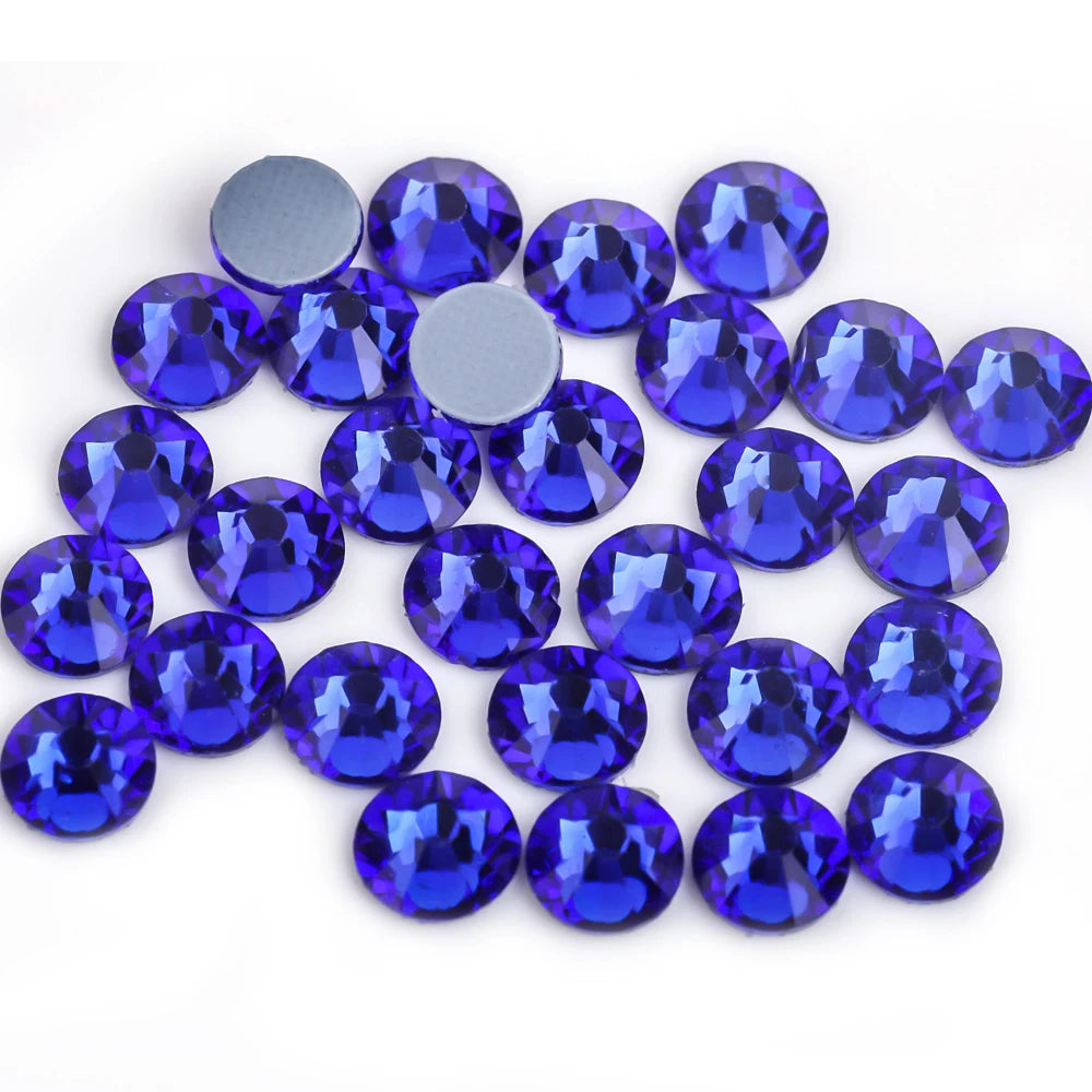 Premium Hot Fix Rhinestones – High Quality Glass Crystal Flatback Iron-On Glitter Rhinestones for Clothing & Crafts