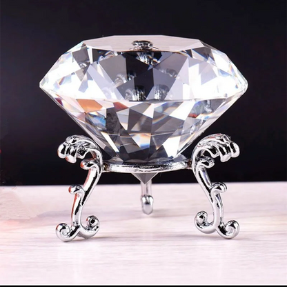 6cm Crystal Diamond Sun Catcher – Simple Modern Home Decoration for Couples & Children, Love Expression Ornament