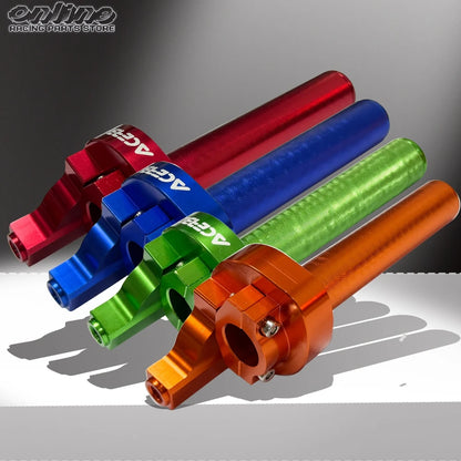 7/8" Quick Action Throttle Grip with Cable — Twist Gas Throttle Set for 50cc–150cc Motorcycle, Moped, Scooter, Bike (M10*1.5)