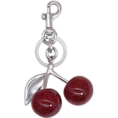 Cute Cherry Keychain Bag Charm – Purse Accessory for Handbags, Women’s Gift