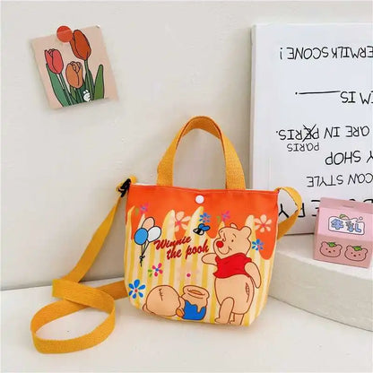 Disney Mickey Canvas Shoulder Bag – Lightweight Large Capacity Tote Handbag with Adjustable Strap for Women, Work, Travel & Weekend Use