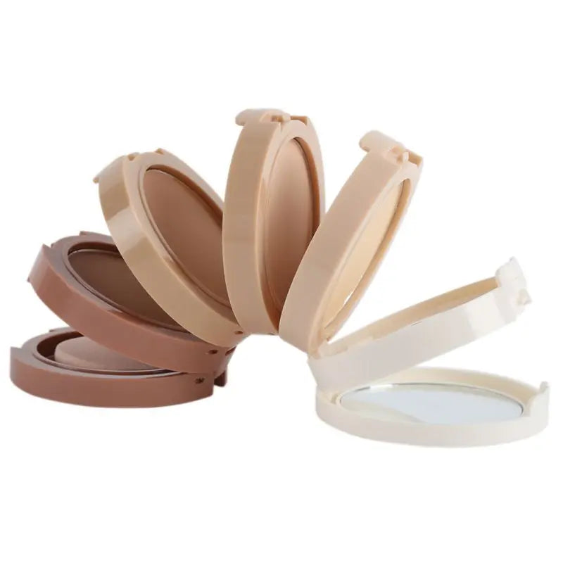 5-Color Concealer Contouring Powder Tower – Brightening & Oil Control Loose Setting Makeup Powder
