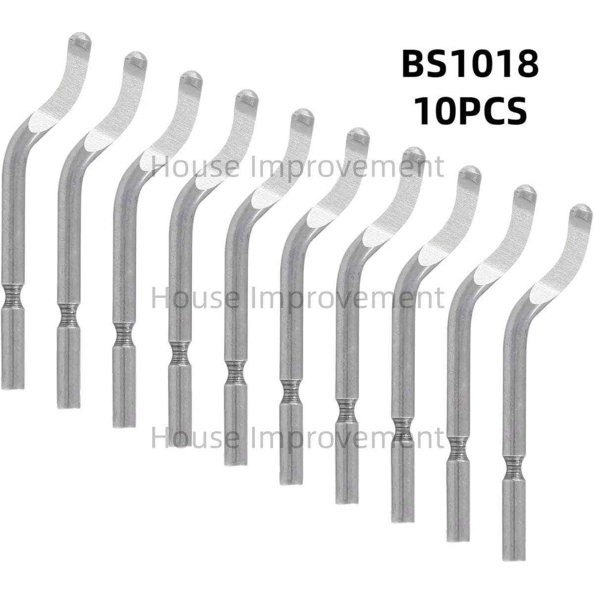 11-Piece Deburring Tool Set - High-Speed Steel Swivel Blades for Metal, Plastic, PVC, Copper, Aluminum & Resin