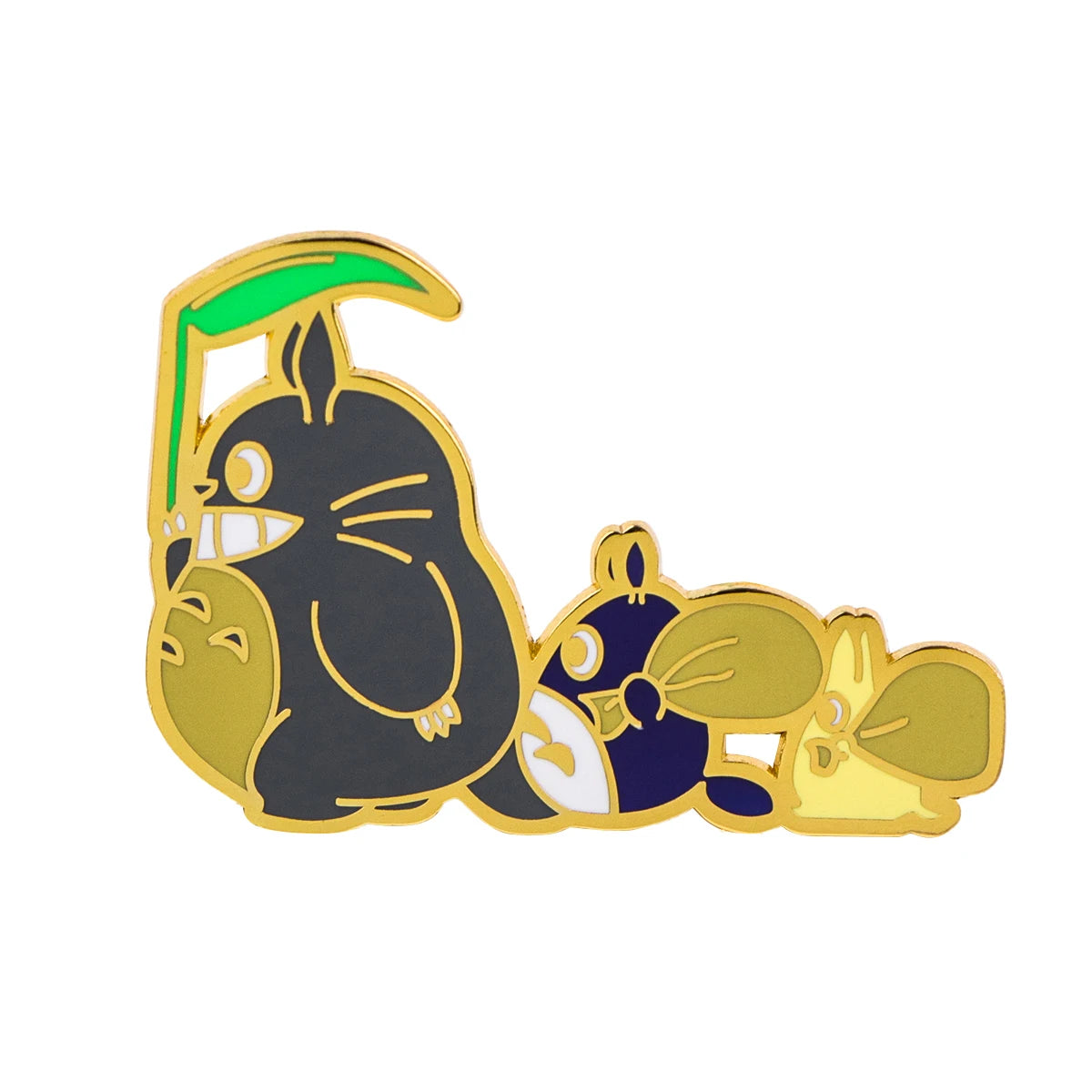 Grey Cat Enamel Pins 1-5PCS Set - Classic Anime Brooches for Backpacks, Bags & Fan Gifts