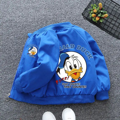 Spring Baby Boys & Girls Coats – Mickey Mouse Cartoon Hoodie Jacket, Kids Sweatshirt Windbreaker Outerwear for 1-6 Years