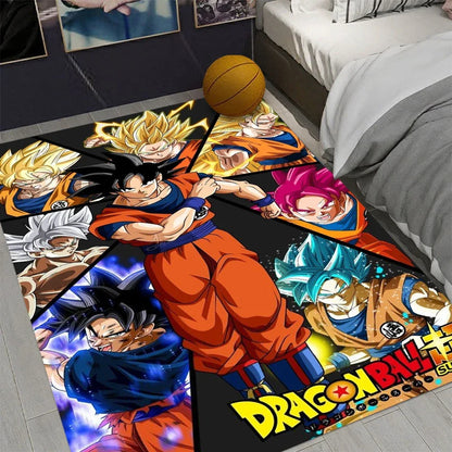MINISO D-Dragon B-Ball Z Funky Rug — Soft Anime Carpet for Living Room & Bedroom, Perfect Gift for Fans & Collectors