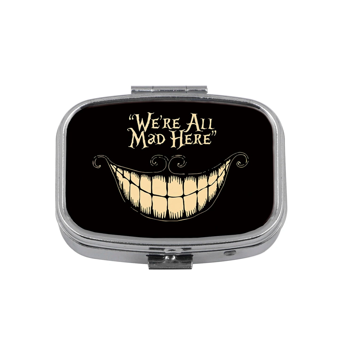Dragon & Tiger Metal Medicine Box - Moisture-Resistant Portable Pill Storage Case with Movie-Inspired Design