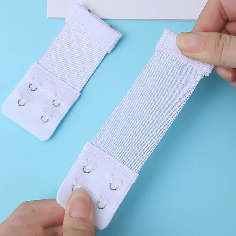 3PCS 2-Hook Bra Extender Set – Elastic Adjustable Extension Straps for Women’s Bras & Underwear